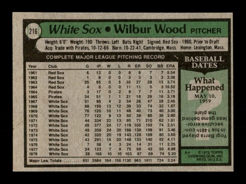 1979 TOPPS BASEBALL  181 TO 360 / SEE DROP DOWN MENU FOR CARD YOU WILL RECEIVE. - Picture 84 of 370