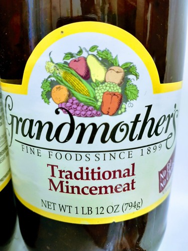 Grandmother's Traditional Mincemeat, 28oz, BB 3/26, Lot of 2, Free Ship - Picture 2 of 8