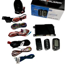 CodeAlarm CA1555E LCD paging Car Alarm System Shock Sensor Tilt Sensor Two way