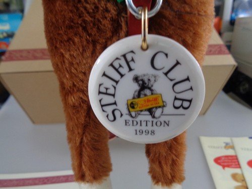 Steiff Pferd auf Rädern 1929 420146 KFS 35cm Club Edition 1998/99 (7661) - Bild 6 von 9