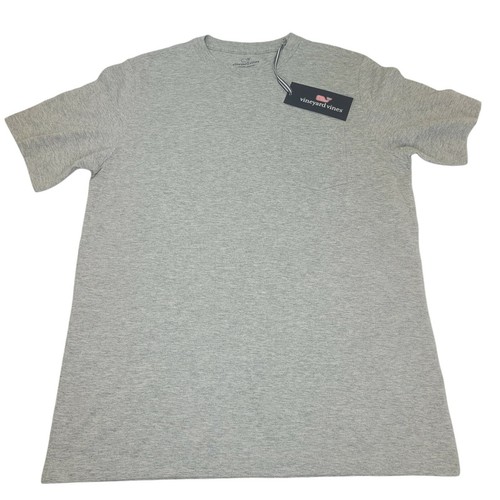 Vineyard Vines Boys Youth Size Large (16) Gray Short Sleeve Pocket T-shirt - Picture 1 of 9