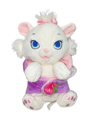 Disney Parks Exclusive Baby Marie The Cat In A Blanket Disney Plush Babies EUC