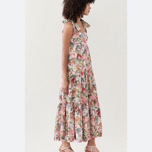 Nwot zimmermann Mae tie shoulder floral dress - Picture 7 of 7