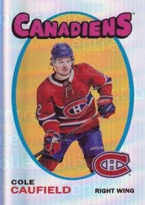 2022-23 Topps Chrome Stickers #606 Cole Caufield