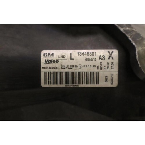 HEADLAMP LEFT SIDE FOR OPEL CORSA D (11-14) S07 1.3 CDTI (55KW) BER. 2011 - Picture 10 of 12