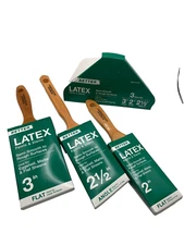 Better Angled/Flat Polyester Blend Paint Brush Set 1009 810 318