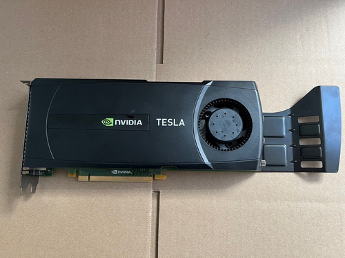 HP 616079-001 NVIDIA TESLA C2050 3GB GDDR5 GRAPHICS CARD W/ HP MOUNTING BRACKET - Picture 1 of 7