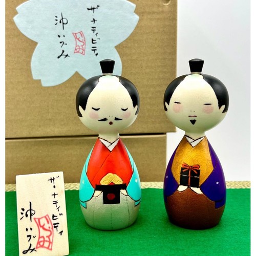 KOKESHI NATIVITY CHRIST DOLL WOODEN TRADITIONAL CRAFTS HANDMADE Oki Izumi NEW J - Picture 4 of 7