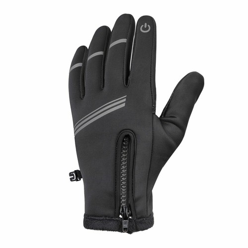 Winter 3 Piece Set Mens Knit Beanie Hat Scarf Touch Screen Ski Gloves Warm - Picture 11 of 15