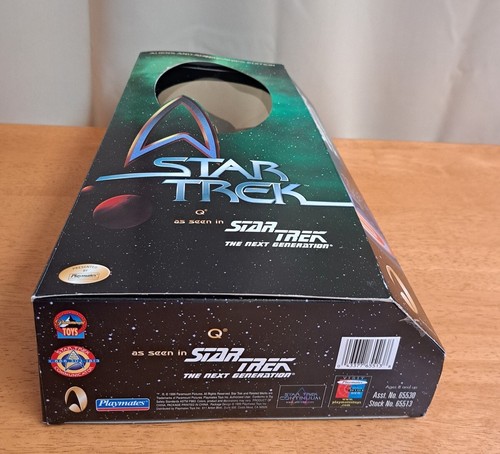 Nueva Figura Star Trek Next Generation Q Aliens Adversaries Serie 1999 Playmates - Imagen 10 de 11
