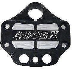 Honda HC2-XBLK-06 ModQuad Black Billet Aluminum Handle Bar Clamp w// Logo 2005