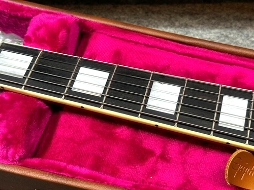 Epiphone Inspired by Gibson Custom Shop 1959 ES-355 Cherry Red Electric Guitar - Picture 4 of 17
