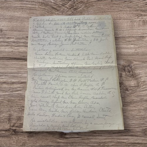 Vintage Chapter Record Ledger Fidelity Ch 383 June 14, 1935-December 7, 1939 - Picture 23 of 24