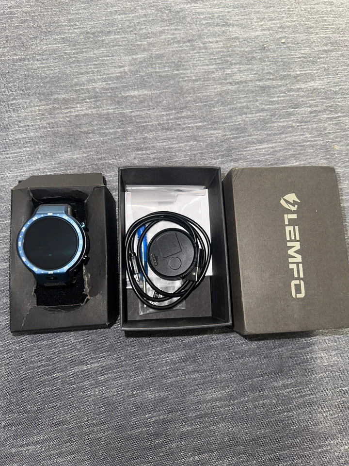 LEMFO LEM 9 - 4G Reloj Inteligente Android Cámara Frontal Impermeable GPS Celular Foto 2 de 4