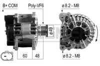 Messmer Lichtmaschine Generator 140A 14V FüR Vw Passat Variant 2.0 Tdi 1.6 3.6