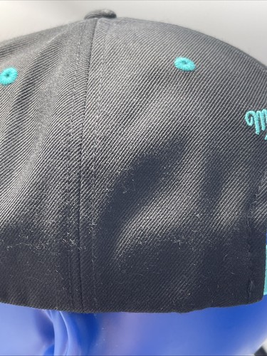 Memphis Vancouver Grizzlies Black Hat & Bill Snapback Hat Cap Mitchell & Ness - Picture 12 of 21