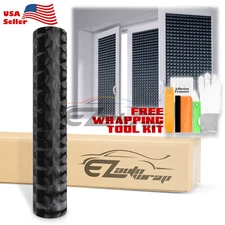 Black Cat Eye Frosted Film Glass Office Home Bathroom Window Security Privacy