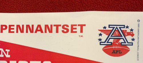1966 AFL Houston OILERS mini Vintage football plastic vinyl PENNANT NFL TITANS 1 - Picture 6 of 7