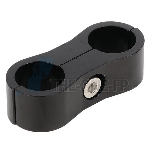 Adaptador de abrazaderas de montaje de abrazaderas de billet 6AN apto para manguera de combustible 2 orificios delantero trasero - Imagen 12 de 12