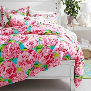 Lilly Pulitzer Duvet Cover Garnett Hill Hotty Pink First