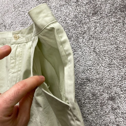 Faded Glory Chino Bermuda Shorts Womens 18 W Beige Solid Pockets High Rise Knit - Picture 8 of 11