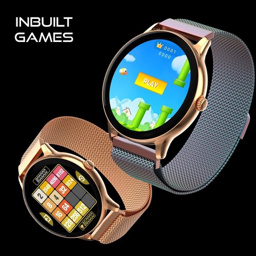 SmartWatch w/ Calling Text AI Voice Assistant Heart Rate Moniror for Sony Xperia - Picture 34 of 46