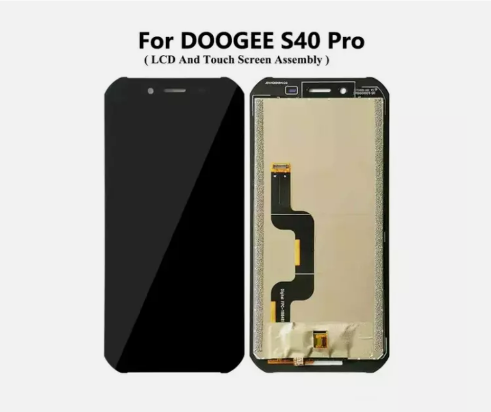 Display LCD + Touch Per Doogee S59 PRO – 5,71 Pollici, Kit Di Sostituzione Con Adesivo Impermeabile E Strumenti, Nero