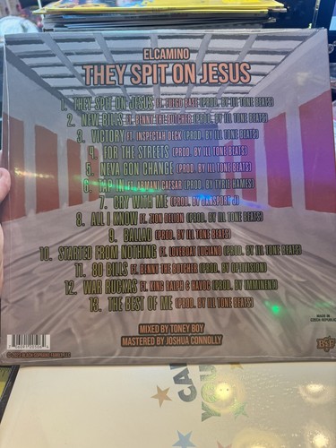 El Camino They Spit On Jesus MULTI-COLORED SPLATTER Vinyl LP NEW SEALED - Picture 3 of 7