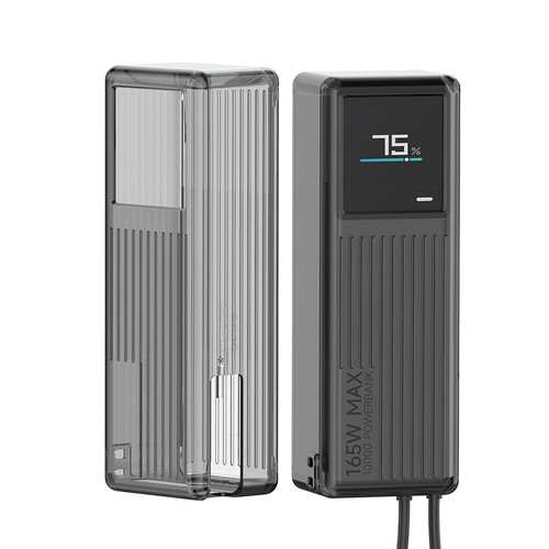 Für Xiaomi Ladegerät 10000mAh 165W TPU Transparente Schutzhülle mit Kabelloch