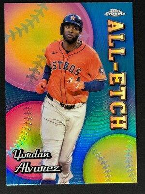 Yordan Alvarez ALL-ETCH REFRACTOR 2024 Topps Chrome Update