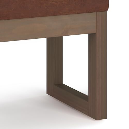Milltown 27 Inch 14.4"D x 26.8"W x 18.4"H Distressed Saddle Brown Rectangle - Picture 6 of 6