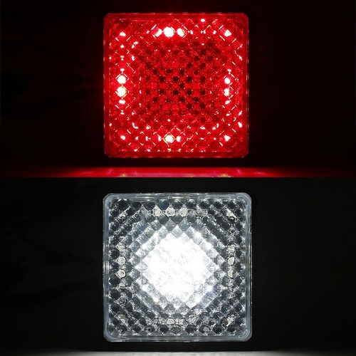 Luz receptora de cubierta de enganche de remolque LED roja/blanca con funcionamiento/freno/reversa - Imagen 5 de 8