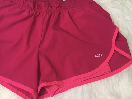 Womens Champion Duo Dry Workout Active Shorts Size Medium Pink - Picture 9 of 12