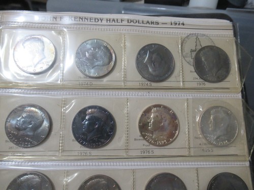 COMPLETE SET (1964-2000) KENNEDY HALF DOLLARS, P/D/S, 102 COINS, UNC. & PROOF - Afbeelding 11 van 22