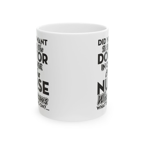 Divertida taza de cerámica de enfermera - taza de café de humor médico, regalo de agradecimiento de enfermera - Imagen 3 de 18