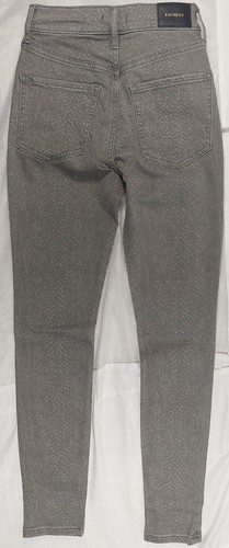 Expess High Rise Jeans Gray Snake Print Size 0R - Picture 3 of 4