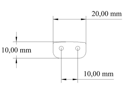 Haubenhalter POM CNC gefräst - Picture 3 of 3