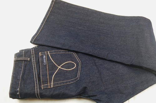 CK Calvin Klein Women's 10 (33W,32L,10"Rise) Flare (10in.) Cut Denim Jeans #U242 - Picture 5 of 5