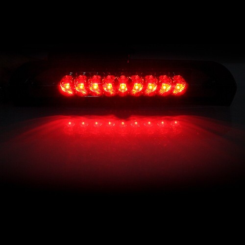 Fits 2002-08 Dodge Ram 1500 LED Third 3rd Brake Light Chrome Housing Smoke Lens - Picture 8 of 12