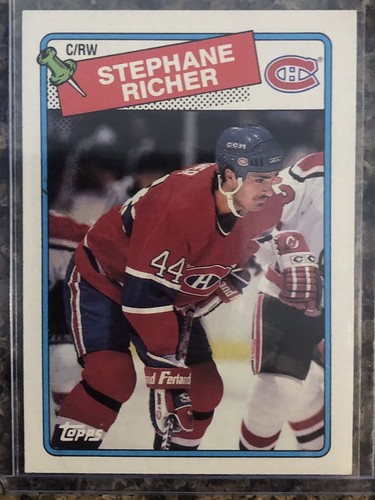 Stephane Richer 1988-89 Topps Rookie RC #5 Montreal Canadiens | eBay