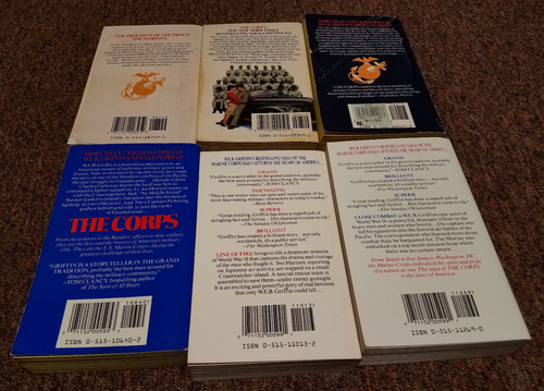 LOT OF 6 MILITARY BOOKS BY W. E. B. GRIFFIN WORLD WAR II BOOKS SER: THE CORPS - Imagen 6 de 8