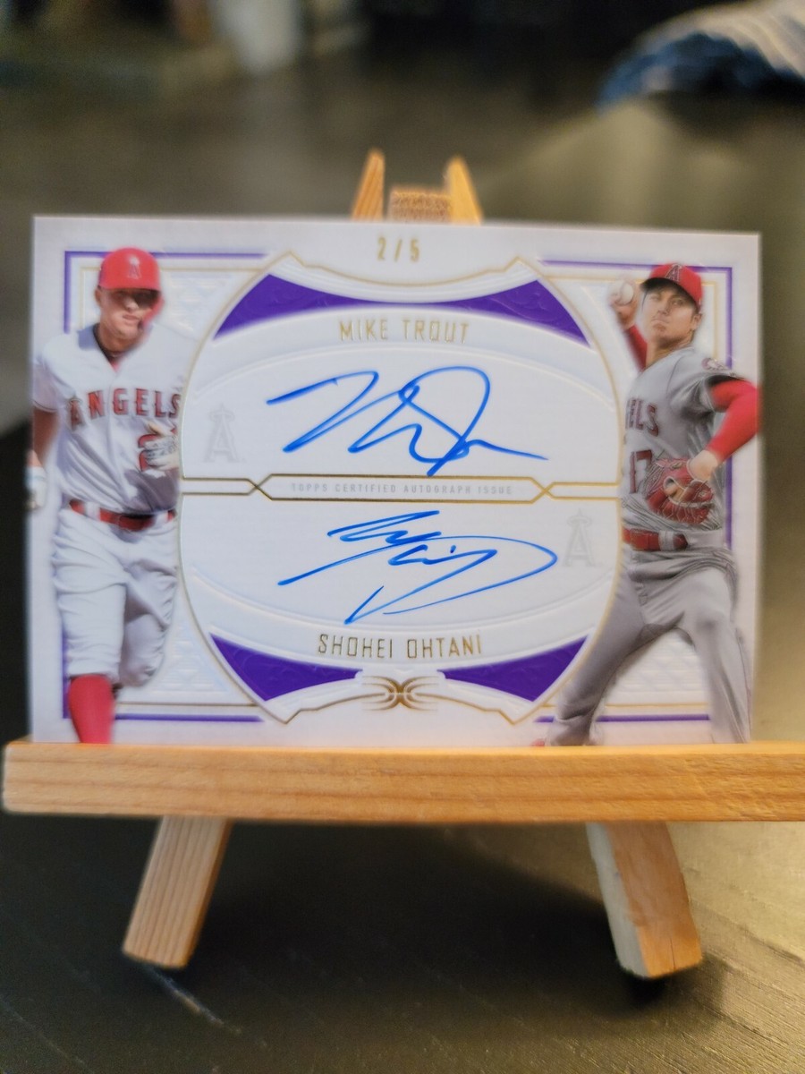 大谷翔平 RELICS CAREW/OHTANI/TROUT Ohtani, Trout, Rendon, Walsh 2022 Topps Museum Game-Used