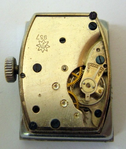 ART DECO WWII ERA RARE MILITARY GERMAN MEN'S MECHANICAL WATCH "JUNGHANS" # 949 - Picture 6 of 12