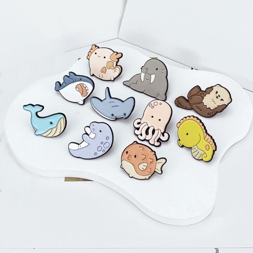 Colorful Sea Animal Accessory Animal Brooch for Trendsetters Enhancing Your Look - Picture 3 of 18