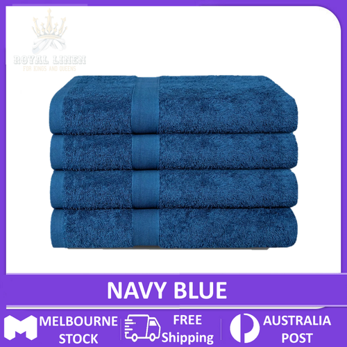 100% Combed Cotton Bath Towel Hand Towel Face Washer Bath Mat Or Towel 4 Pcs Set - Picture 14 of 18