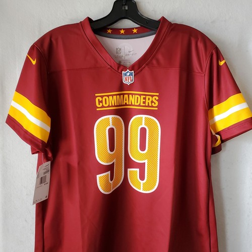 Chase Young Washington Commanders Jersey Women's XL Red On Field Apparel NWT - Picture 2 of 11
