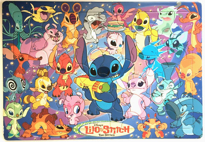 レア　Disney Stitch 1ドル札 3枚セット 額装 Disney's Lilo & Stitch The Series Frame Tray Puzzle RARE! | eBay