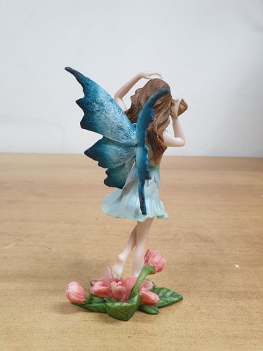 FAIRY HADAS ELFEN FEES FATA FATINA IN PIEDI SU UN FIORE ROSA NO LES ALPES - Foto 3 di 7