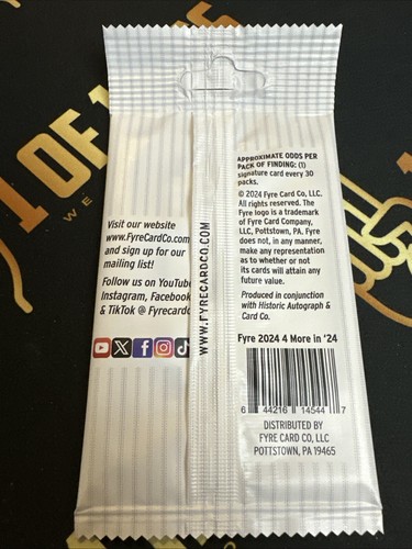 2024 Fyre 4 More in '24 Hobby Pack - Afbeelding 2 van 2