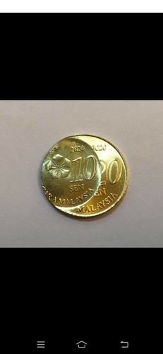 Error Malaysia 2020 10 Sen Struck on 2020 20 Sen Double Strikes With 2nd Strike  - Picture 1 of 2